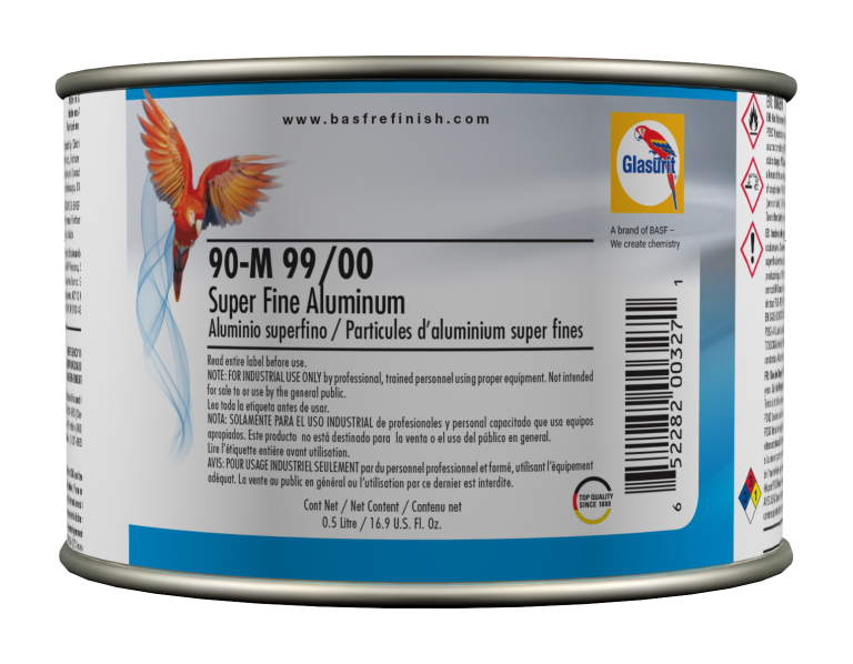 Glasurit 90-M 9900 Very fine silver waterborne basecoat (0.5 L)