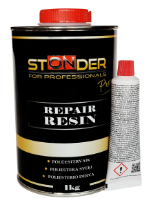 STONDER Polyester resin 1 kg with hardener