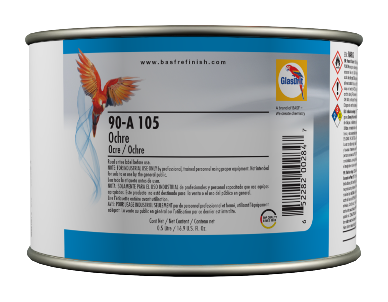 Glasurit 90-A 105 orange waterborne basecoat (0.5 L)