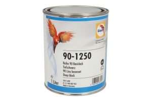 Glasurit 90-1250 Tiefschwarz water based waterborne basecoat (1 L)