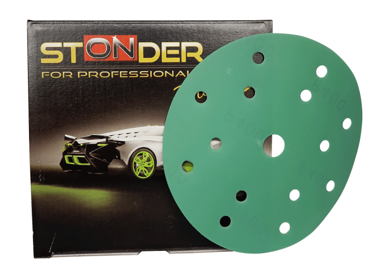 STONDER GREEN sanding disc Ø 150 mm, 15 holes P320(100 pcs)