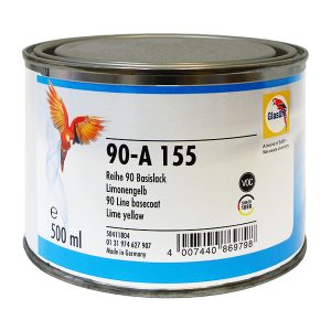 Glasurit 90-A 155 Lime Lime yellow waterborne basecoat (0.5 L)