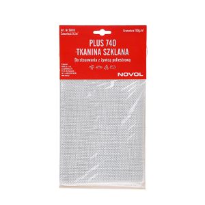 NOVOL Plus 740 fibreglass mat 0.5 × 0.5 m, 500 g/m²