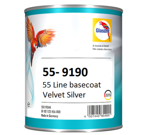 Glasurit Valmisvärv, samtsilber 0,5 L