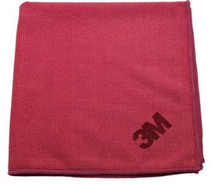 3M Microfiber cloth 36 × 36 cm red