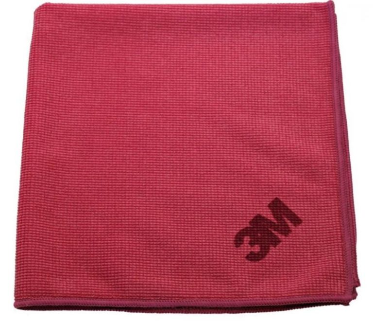 3M Microfiber cloth 36 × 36 cm red