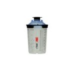 3M PPS 2.0 Medium cups + lids 400 ml / 125 µm / 50 pcs