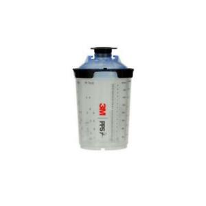 3M PPS 2.0 Medium cups + lids 400 ml / 125 µm / 50 pcs