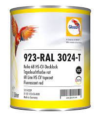 Glasurit RAL3024T acrylic paint 1 L