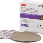 3M Trizact Hookit Ø 150 mm P8000 polishing material.
