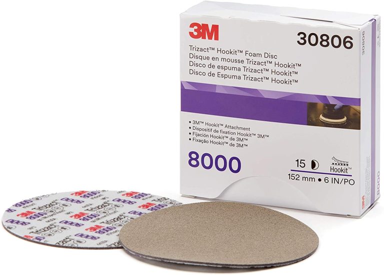 3M Trizact Hookit Ø 150 mm P8000 polishing material.