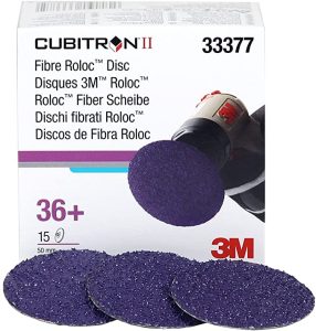 3M 786C fiber Roloc disc 50 mm P36 (pack: 15 pcs)