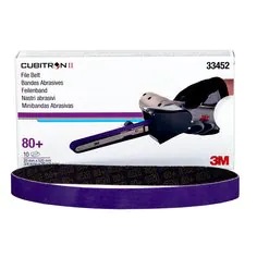 3M Cubitron II file belt 10 mm × 330 mm P80 (1 pc) (pack: 10 pcs)