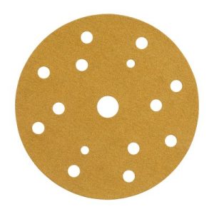 3M 255P Hookit + abrasive paper disc Ø 150 mm P80 15 holes 1 pc (pack: 100 pcs)