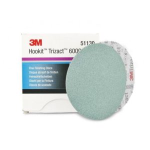 3M Trizact Hookit Ø 150 mm P6000 polishing material.