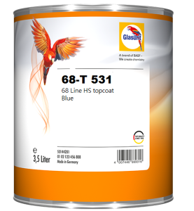 Glasurit 68-T 531 Blau 2K topcoat (3.5 L)