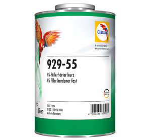 Glasurit 929-55 HS Primer Filler Hardener, Fast, 1 L