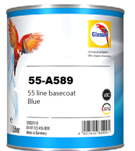 Glasurit 55-A 589 Blau basecoat, 1 L