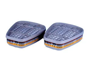 3M DA 6057 ABE1 gas / vapor filter pair