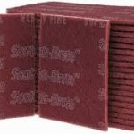 3M Scotch-Brite VF (red) 115 mm × 230 mm