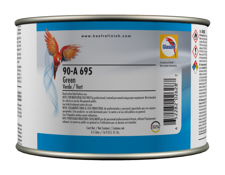 Glasurit 90-A 695 Grün waterborne basecoat (0.5 L)