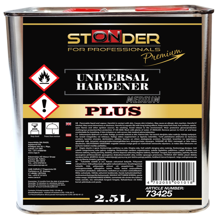 STONDER PLUS UNI hardener 2.5 L