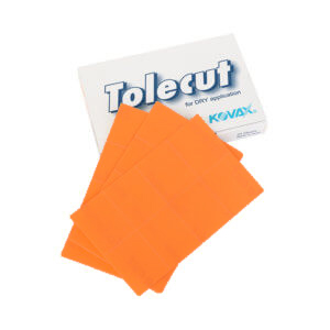 KOVAX TOLECUT orange 29 × 35 mm P1200 (8 pcs / sheet)