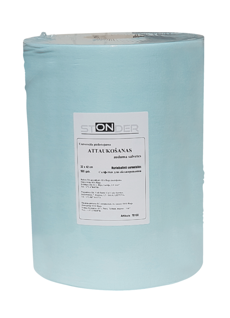 STONDER degreasing wipes on a roll, 32 × 42 cm, 500 pcs (price per pc)