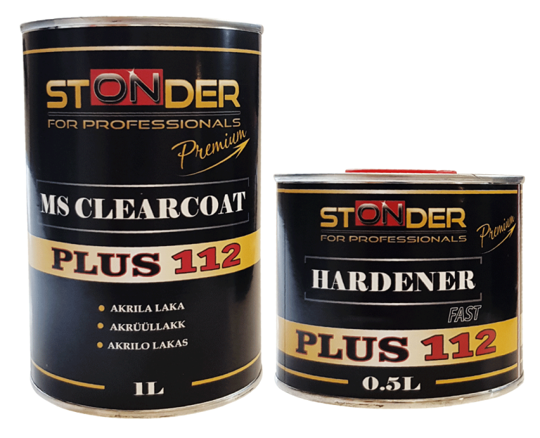 STONDER 112 clear set 1 L + 0.5 L FAST