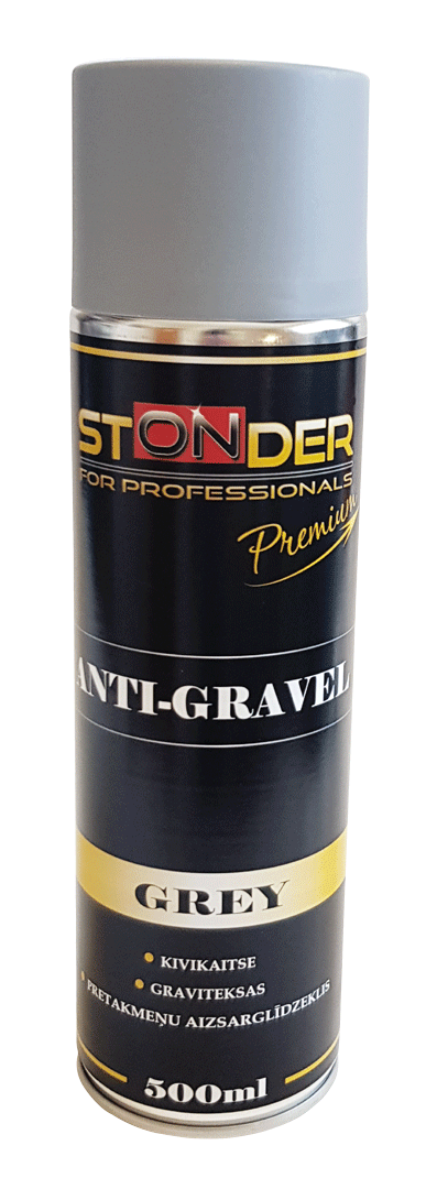 STONDER stone-chip coating spray. 500 ml grey
