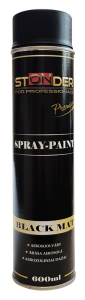 STONDER Matt black paint spray 600 ml