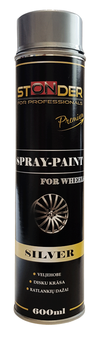 STONDER Wheel paint silver spray 600 ml