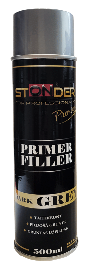 STONDER PROFILINE Primer filler spray, grey, 500 ml