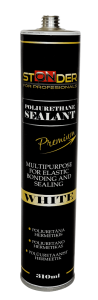 STONDER white polyurethane sealant, 310 ml