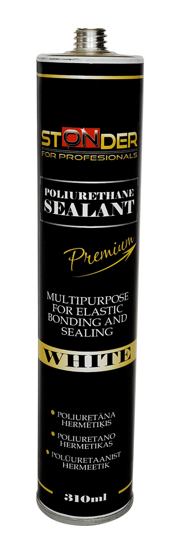 STONDER white polyurethane sealant, 310 ml