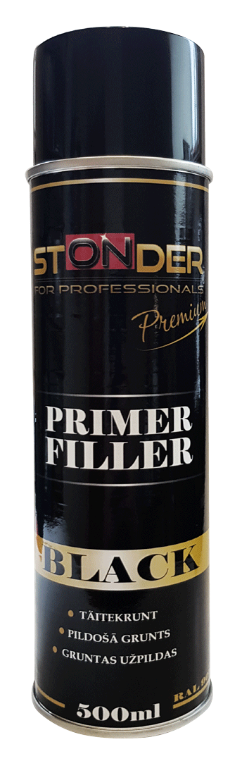 STONDER Primer filler black RAL9011 500 ml spray