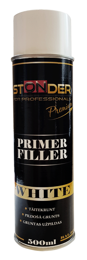 STONDER Primer filler white RAL9003 500 ml spray
