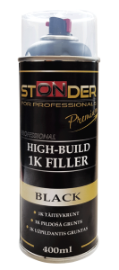 STONDER 1K high-build primer black 400 ml spray
