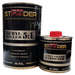 STONDER PROFY filler set 0.8 L + 0.16 L black
