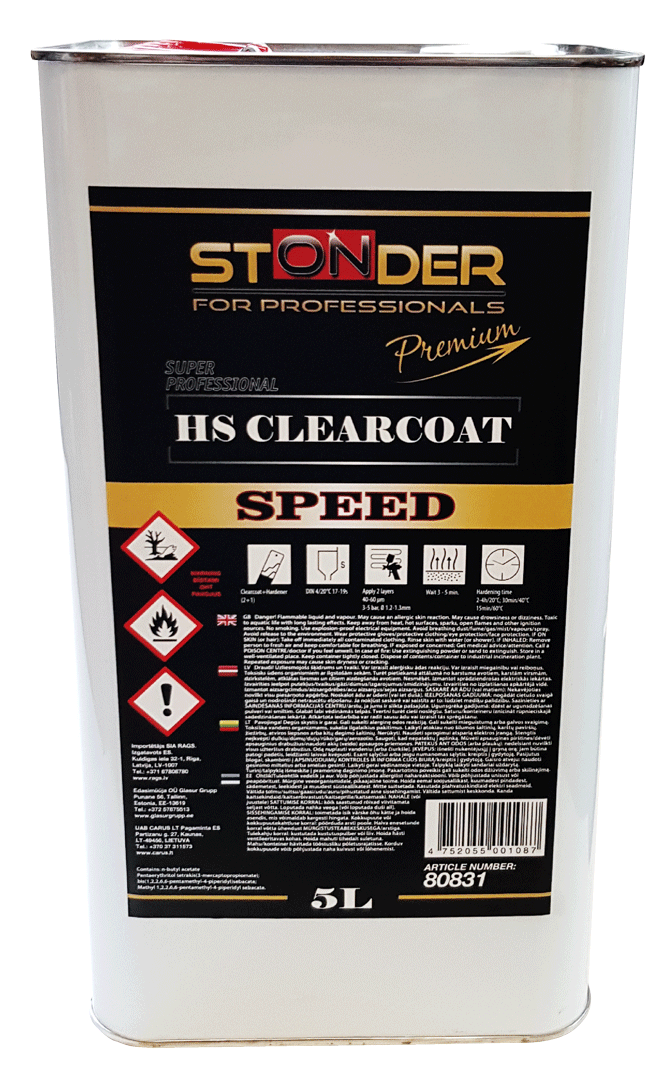 STONDER Speed clearcoat 5 L