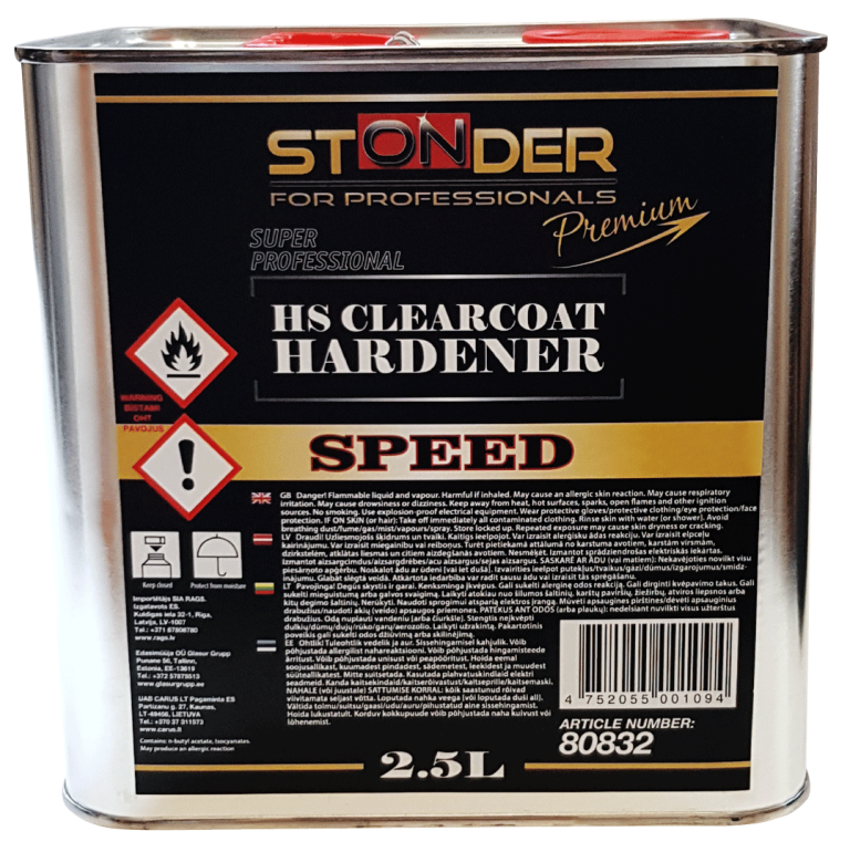 STONDER Speed clearcoat hardener normal 2.5 L