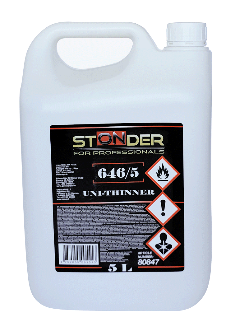 STONDER 80847 Thinner 646 5 L