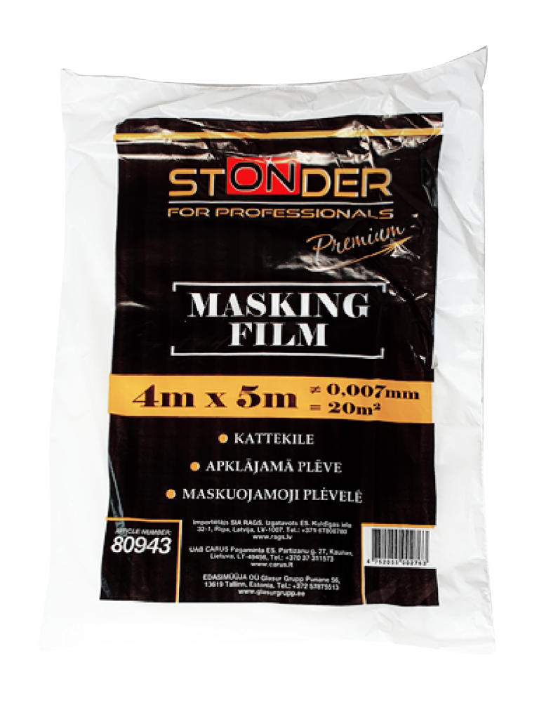 STONDER Covering film HDPE 4 × 5 m // 7 µm 110 g