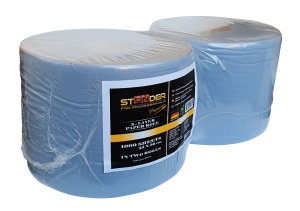 STONDER Handy paper, 22 cm × 36 cm, 1000 sheets, 2 layers, 1 pc., blue (price per pc)