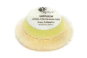 RUPES wool polishing pad MEDIUM / yellow Ø 30 / 45 mm