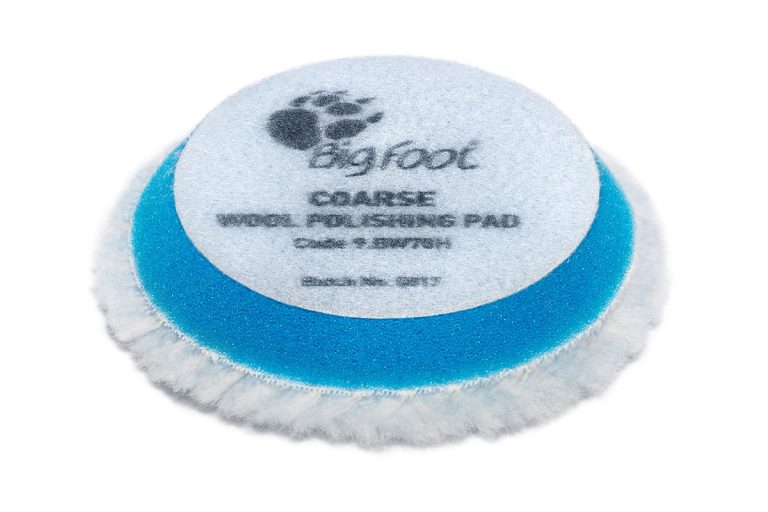 RUPES wool polishing pad COARSE / blue Ø 50 / 65 mm