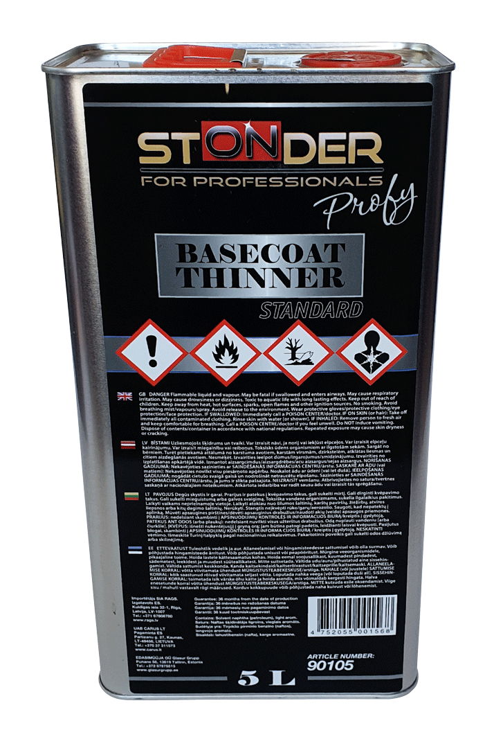 STONDER Profy basecoat thinner 5 L