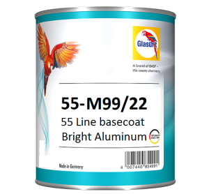 Glasurit Kristalsilber fein 1 L