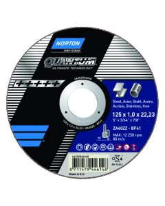 NORTON Quantum lõikeketas 125 × 1,0 × 22,23 1 tk