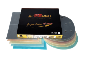 STONDER Flexible abrasive paper P800, Ø 150 mm, 15 holes 1 pc